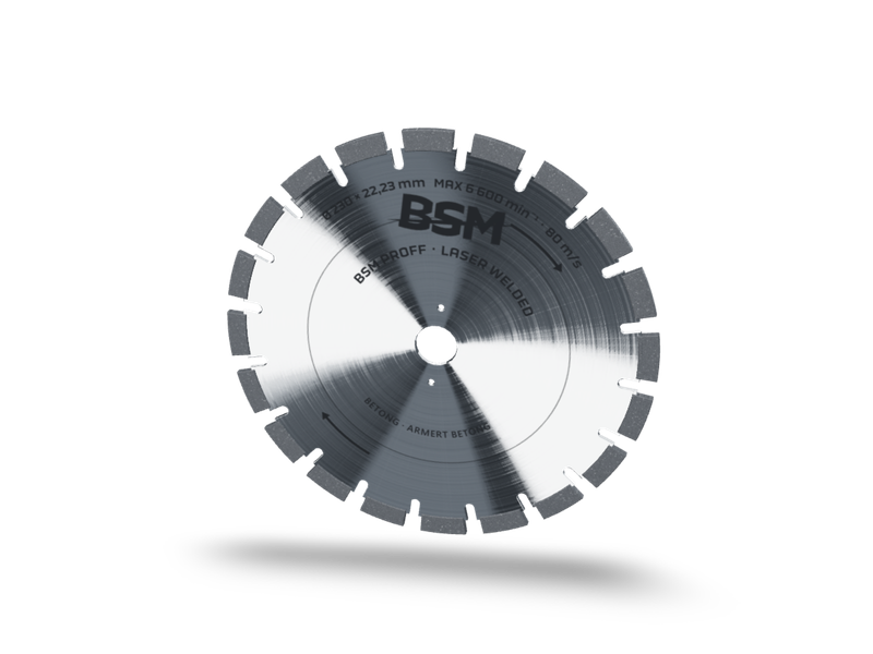 Diamantsagblad, asfalt, Ø300–450 mm, BSM